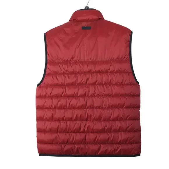Perry Ellis Mens Lightweight Puffer Vest - Mens Medium - Russet Brown - NWT - Picture 4 of 8